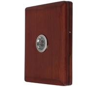 YARNOW Étui Porte-anches de Hautbois 5 Pièces Ambre avec Hygromètre Intégré, Boîte de Rangement Compacte pour Instruments de Musique, Organiseur de Roseaux pour Hautbois, Accessoire