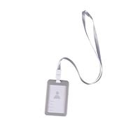 YARNOW Étui Porte-badge Protection de Carte Facile en Plastique pour Support Cordon pour Étudiants et Employés Environnements Scolaires Professionnels