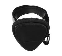 YARNOW Étui Porte-médiators Ajustable pour Guitare Acoustique, Électrique et Classique, Paquet de Rangement Compact en Tissu Résistant, Capacité 20 Médiators, Accessoire Pratique