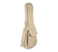 YARNOW Étui pour Ukulélé pour Meilleure Protection et Transport Facile avec Mousse Épaisse, Poche Extérieure 24 Pouces en Tissu Oxford 600d Beige et Design Portable Latéral