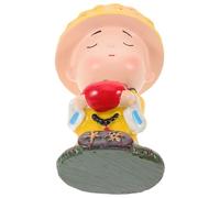 YARNOW Figurine Bouddha Miniature pour Voiture Décoration Tableau de Bord Bobblehead Résine Petit Moine Protecteur pour Sécurité et Paix Voyage Ornement Bouddhiste Chanceux pour Maison et