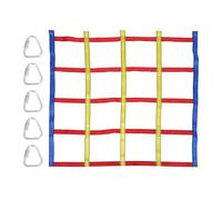 YARNOW Filet Escalade pour Garçon Fille Coloré Léger et Kit Jeux Extérieur pour Garçon Fille pour Aire de Jeux et Développement des Compétences