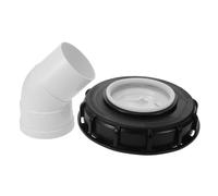 YARNOW Filtre pour Couvercle IBC Vertical pour Réservoir d'eau De Pluie Plastique Dn150 165mm 3 Voies Filet Filtrant Usage Extérieur Réservoirs Pluie Filtration Anti-impuretés