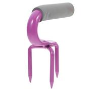 YARNOW Fourche de Jardin Manuelle Violette 1 PC Motoculteur Manuel pour Ameublir et Aérer Le Sol Outil Agricole Polyvalent pour Potager Fraise à Sol Pratique pour Jardinage Extérieur