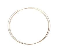 YARNOW Frettes de Guitare Dorées en Laiton 1,5 Mm pour Mandoline et Cigar Box Guitar, Robustes et Solide, Longueur 2,43 M pour Usage Prolongé
