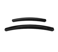 YARNOW Garde-Boue de Vélo en Plastique Noir Réglable pour Vélo de Route Protection Les Éclaboussures Installation Simple pour Roues 26-28 Pouces