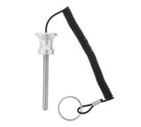 YARNOW Goupille Magnétique de Verrouillage pour Colonne de Poids en Alliage D’Aluminium Insert de Goupille Robuste M8*80 Épingle de Gym Réglable Câble Accessoire pour Appareils de