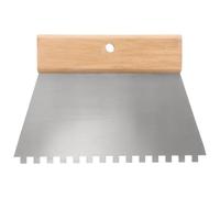 YARNOW Grattoir mural en acier inoxydable pour l'application de peinture et d'enduit, couteau à mastic robuste pour le lissage du plâtre, le nettoyage des cloisons sèches et