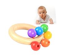 YARNOW Grelots Pour Garçon Fille Jouet Musical Éducatif Avec Manche Bois Grelots De Traîneau Pour Garçon Fille à De Mois