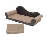 YARNOW Griffoir pour Chat en Papier Ondulé Forme Canapé Moderne, Promoteur du Griffage Naturel Espace Ample pour Intérieur