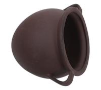 YARNOW Grotte en Céramique Violette pour Aquarium - Maison de Cachette pour Poissons et Crevettes - Abri D’élevage Naturel pour Crevettes - Décoration Rustique D’Aquarium Eau Douce - 1