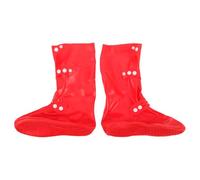 YARNOW Guêtres Imperméables Longues Anti-Sable Rouges, Couvre-Chaussures de Randonnée Taille L 590, Protège-Jambes Réglable pour Chasse, Camping et Trekking en Plein Air