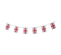 YARNOW Guirlande de drapeaux anglais : guirlande de 10 m de drapeaux britanniques en polyester double face, idéale pour les événements sportifs (football, fêtes de jardin, pubs, célébrations