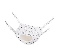 YARNOW Hamac Hamster Rat Cage Labyrinthe Cage à Hamsters Chat Hamac pour Lit De Chat Jouets Perruche Gerbille Lit De Cochon d'Inde Hamacs pour Rats Literie Cochon Toison Chiot Blanche Lin