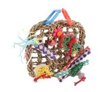 YARNOW Hamac Suspendu Mer De Seagrass pour Oiseaux Jouet Et Décoration De Cage pour Perroquets Et Perruches Jouet De Recherche Comestible Et Matelas Grimpant
