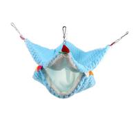 YARNOW Hamac Suspendu pour Petit Animal Lit Chaud en Peluche pour Hamster Cochon d'Inde et Volant Accessoire de Cage Pratique et Confortable