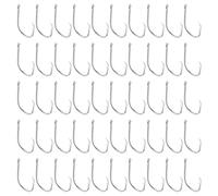 YARNOW Hameçons Barbless en Acier Carbone 100pcs Accessoire De Pêche pour Eau Douce Et Salée Poissons Et Carpes
