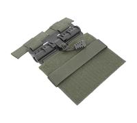 YARNOW Harnais Tactique pour Chats Ajustable en Nylon Vert, Gilet Rembourré Respirant Anti-Fugue, Léger et Confortable pour Promenades et Entraînements en Extérieur