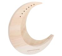 YARNOW Harpe Lyre en Bois à 7 Cordes, Instrument de Musique Portatif de Lune pour Débutants, Kit DIY à Assembler, Harpe Manuelle Créative pour Adultes et Garçon et Filles,