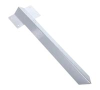 YARNOW Heavy Duty Metal Fence Post Ground Spike Galvanized Steel Anchor for Secure Outdoor Garden Beds Fence Stabilization and Decorative Structures