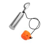 YARNOW Hochet de Plongée Inoxydable avec Clip Bâton de Signalisation sous-Marin Compact et Résistant Alerte Sonore Puissante pour Communication Sécurisée des Plongeurs