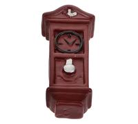 YARNOW Horloge Murale Miniature Marron Mini-Maison Meubles en Résine Accessoires pour Petite Maison Horloge Miniature pour Poupée