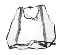 YARNOW Housse de Pluie Transparente Solide en Plastique pour Siège Bébé Protection Complète le Vent Fort Voyages Siège Garçon et Filles