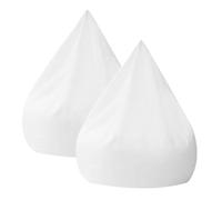 YARNOW Housse Intérieure de Pouf Poire 2pcs en Tissu Maille Respirant sans Remplissage Facile à Nettoyer Retirer pour Maison et Extérieur