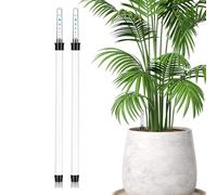 YARNOW Indicateurs de Niveau d'eau pour Pots de Fleurs, Jauges D'affichage d'eau Flottantes en Plastique Blanc, Utilisation Quotidienne, Lot de 2 Pièces Rappel de Manque d'eau