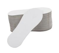 YARNOW Insert Carton pour Chaussettes Invisibles, Supports D'emballage Blancs, Papier Robuste, Format 22x9 Cm, Lot de 100 Pièces, Protections pour Chaussures, Organisation