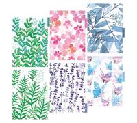 YARNOW Intercalaires Usage Solide 6 Feuilles en Pp Transparent pour Classeur Onglets Séparateurs pour Organiser Documents et pour Étudiants