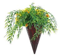YARNOW Jardinière Suspendue Décorative En Plastique Pour Jardin Panier De Fleurs Artificielles Décoration Pour Plantes D'Intérieur