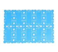 YARNOW Jetons de Poker Texas en Plastique Bleu Clair 10 Pièces, Jetons de Jeu de Société pour Joueurs Adultes, Accessoires sans Valeur Nominale, pour Soirées Poker et Jeux de Hasard