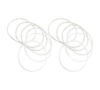 YARNOW Jeu de 2 Sets de Cordes pour Guitare Classique en Nylon Transparent et Filage Cuivre Argenté, Cordes à Tension Douce et Faible Bruit, Adaptées aux Débutants et Styles Flamenco,