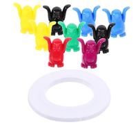 YARNOW Jeu Empilage Éducatif pour Garçon Fille Éveil Blocs Colorés Développement Motricité et Reconnaissance des Couleurs pour Familles et Fêtes
