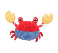 YARNOW Jouet à Mordre pour Chien Squeaky Forme De Crabe Accessoire De Jeu pour Chiens Stimule Interactivité Et Corrige Les Habitudes De Mâchage