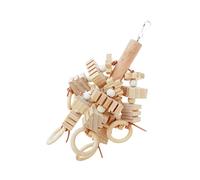 YARNOW Jouet en Bois pour Perroquet Jouet À Mâcher Et À Mâcher pour Cage À Suspendre pour Perroquets Activité De Morsure des Molaires