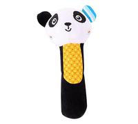 YARNOW Jouet Hochets Peluche Animaux Cartoons Pour Garçon Fille Grelot à Tenir Noir Et Blanc Panda Développement Sensoriel Des Nourrissons