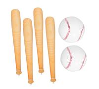 YARNOW Jouets De Baseball Gonflables Batte De Baseball Gonflable Base-Ball pour Enfants Jouets pour Les Enfants De Balle-Molle PVC