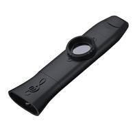 YARNOW Kazoo Professionnel en Plastique Noir Portable avec Structure Simple, sans Besoin de Théorie Musicale, pour Musique en Plein Air