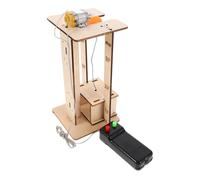 YARNOW Kit Ascenseur Bois DIY pour Garçon Fille Éducatif Stem Modèle Élévateur à Trois Expérience Scientifique et Projet de Construction pour Apprentissage Mécanique