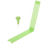YARNOW Kit braille et stylet pour aveugles, plaque en braille en plastique, 4 lignes 28 cellules, 1 set, pour écrire et apprendre