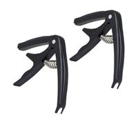 YARNOW Kit D'accessoires pour Guitare Acoustique 2 Capodastres en Métal et Abs, Pratiques et Faciles à Déplacer D'une Main pour Musique Country et Chansons Traditionnelles