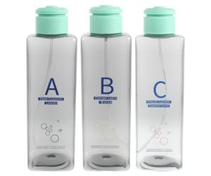 YARNOW Kit de 3 flacons ABC avec bouchons et tubes plongeurs - Pièces de rechange pour petit appareil de beauté à hydrogène et oxygène, kit d'accessoires pour appareils de soins de la peau