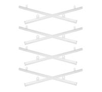 YARNOW Kit de 8 Barres Suspendre en Pvc pour Affiches, Design Simple et Facile à Accrocher, pour Centres Commerciaux et Activités