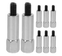 YARNOW Kit de 8 boulons chromés pour cache-culbuteurs : filetage 1/4", fixations pour moteur SBC