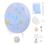 YARNOW Kit de Moulage D'empreintes en Boue pour Bébé Portable et Léger, Coffret Souvenir Main et Pied pour Présent de Naissance