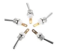 YARNOW Kit de Réparation Interrupteur d'Arrêt Tronçonneuse 5 Pièces Boutons Métalliques Compatible Scie à Bûches pour Usage Forestier et Extérieur