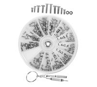 YARNOW Kit de Réparation Lunettes avec Vis et Tournevis Complet pour Réparation Rapide et Portable des et Solaires Outil Précis pour Micro Vis Démontables