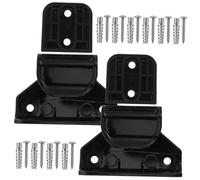 YARNOW Kit de Réparation pour Barrière de Sécurité Garçon Fille Extensible Accessoires de Fixation Noirs Latches et Supports pour Installation Intérieure Facile et Protection